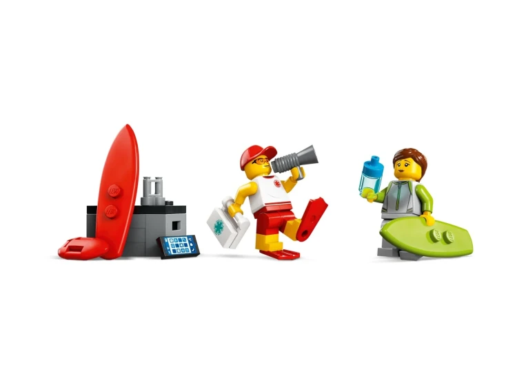 LEGO CITY 60453 Furgonetka ratowników plażowych