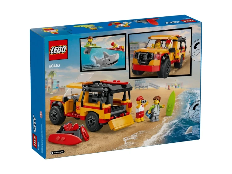 LEGO CITY 60453 Furgonetka ratowników plażowych