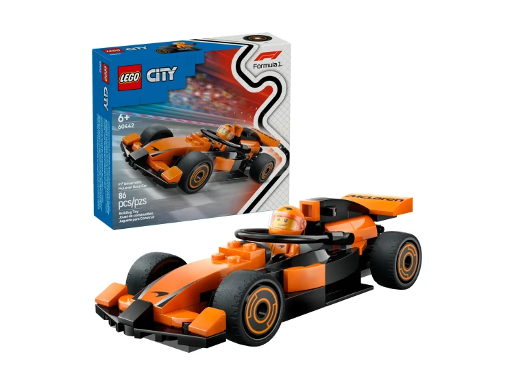 LEGO CITY 60442 Kierowca i bolid McLaren
