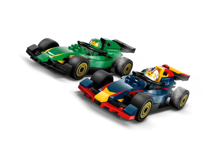 LEGO 60445 City F1 Ciężarówka z bolidami RB20 i AMR24 F1