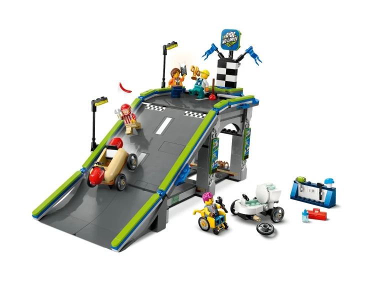 Lego City 60460 Bez granic: Tor z rampami dla wyścigówek
