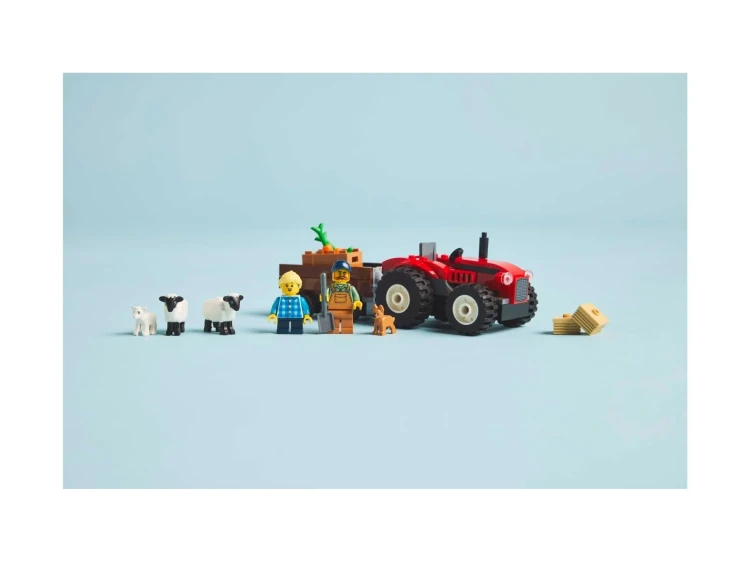 LEGO CITY 60461 Czerwony traktor z przyczepą