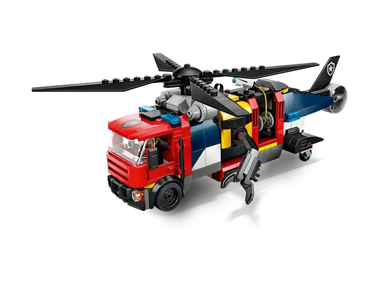 LEGO CITY 60462 Zestaw z helikopterem, wozem strażackim i łodzią podwodną