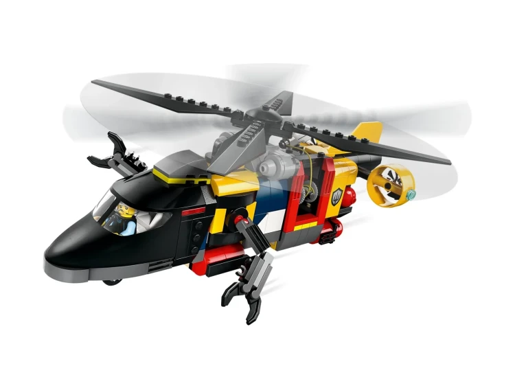 LEGO CITY 60462 Zestaw z helikopterem, wozem strażackim i łodzią podwodną