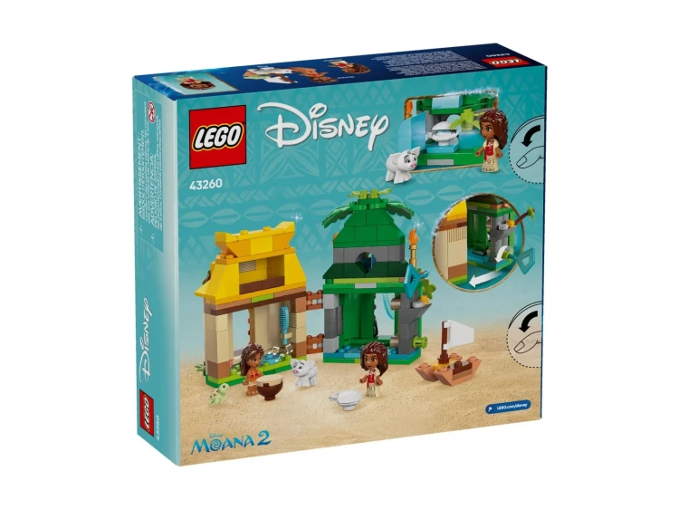 LEGO DISNEY PRINCESS 43260 Zabawy Vaiany na wyspie
