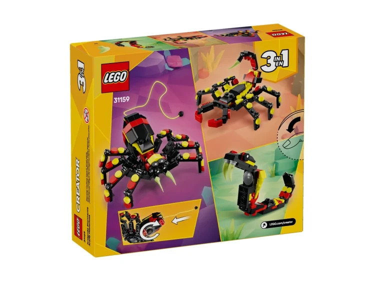 LEGO CREATOR 31159 Dzikie zwierzęta pająk