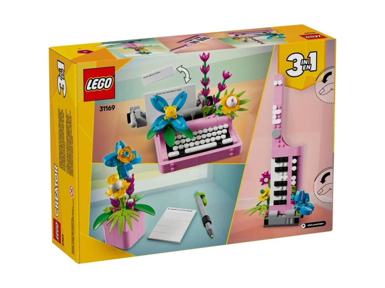 LEGO CREATOR 31169 Maszyna do pisania z kwiatami