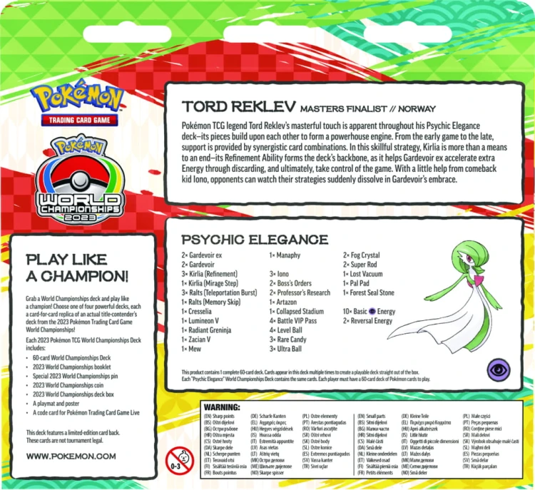 Pokémon TCG: World Championships Deck 2024