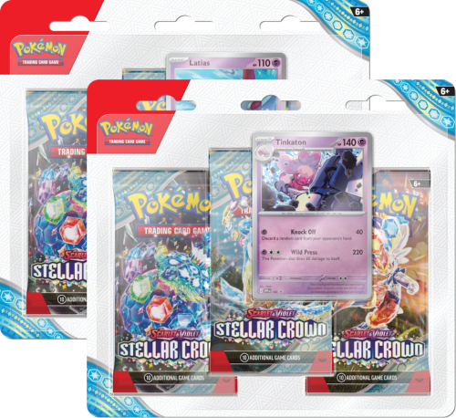 Pokémon TCG: Scarlet & Violet - Stellar Crown - 3-Pack Blister