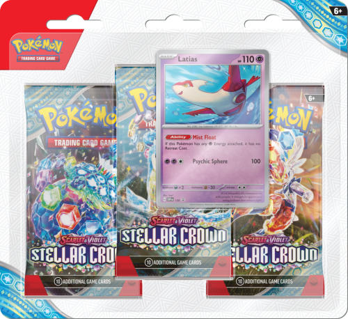 Pokémon TCG: Scarlet & Violet - Stellar Crown - 3-Pack Blister