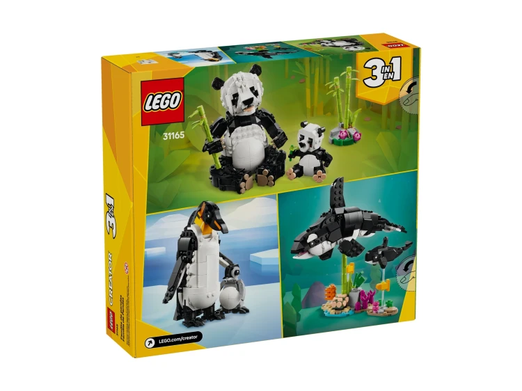 LEGO CREATOR 31165 Dzikie zwierzęta: rodzina pand