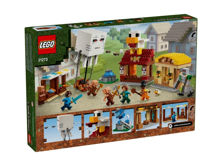 lego-minecraft-21273-atak-balonowego-ghasta-na-wioske-Kraków.webp