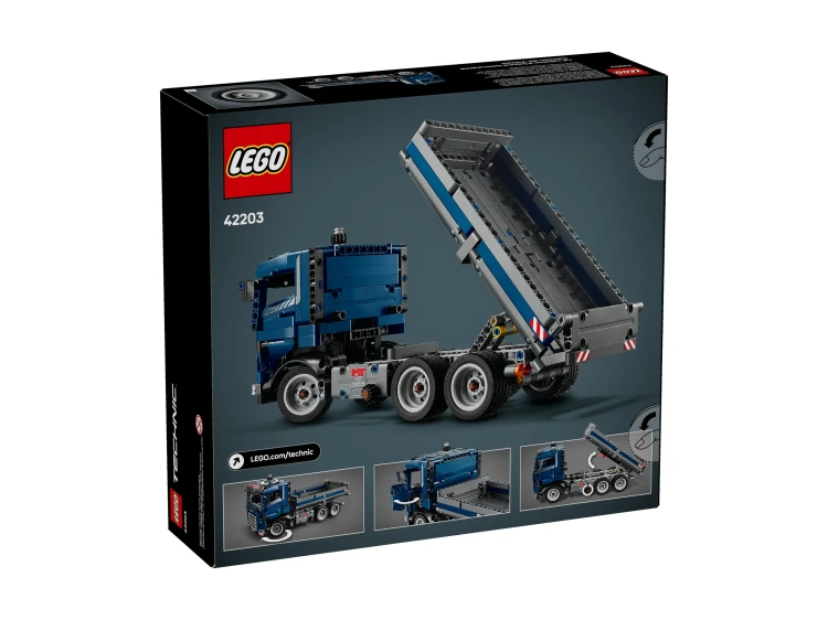 lego-technic-42203-wywrotka-z-przechylana-skrzynia-Mr Puggy Kraków.webp