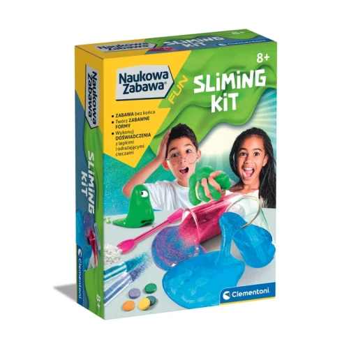 Clementoni Naukowa zabawa. Doświadczenia slime. Sliming kit 50722