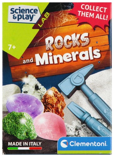 Clementoni Naukowa zabawa Minerały i skały 75095