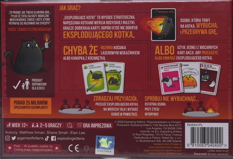 Eksplodujące Kotki (nowa edycja) - Rebel