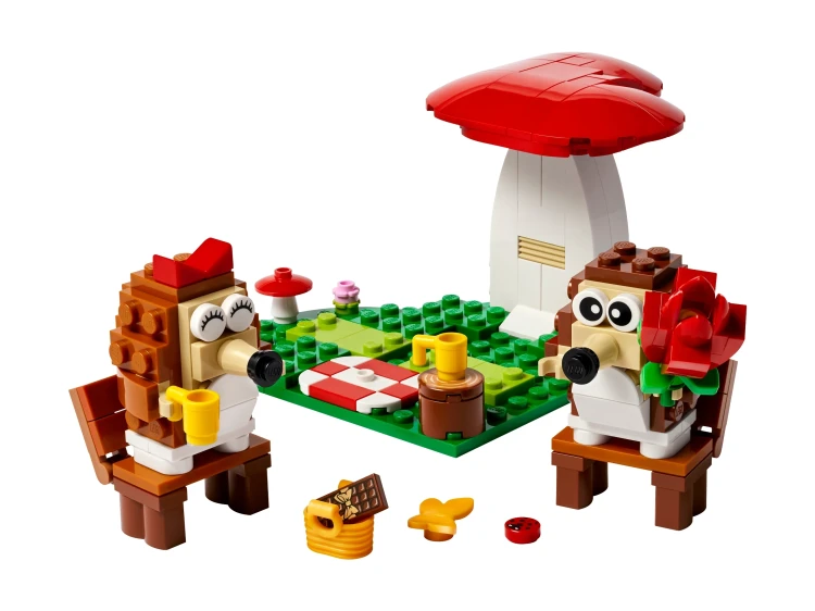 LEGO ICONIC 40711 Piknik pary jeżyków