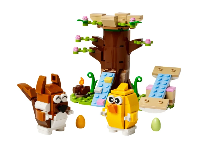 LEGO ICONIC 40709 Wiosenny plac zabaw dla zwierząt