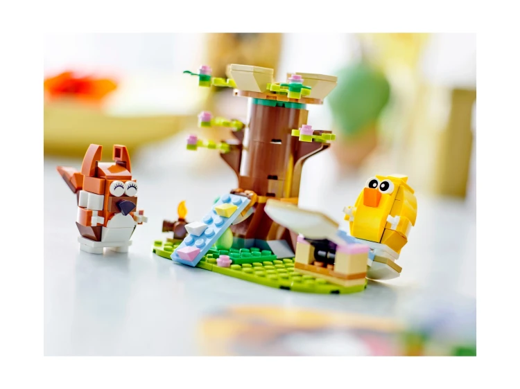 LEGO ICONIC 40709 Wiosenny plac zabaw dla zwierząt