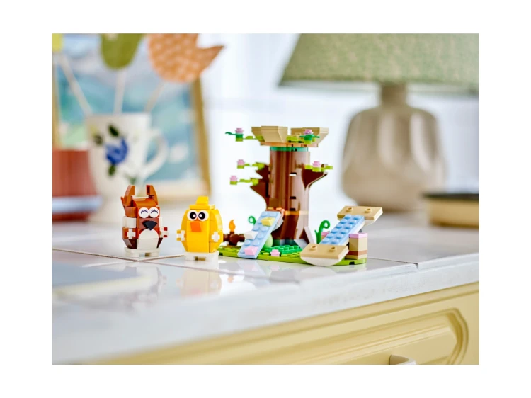 LEGO ICONIC 40709 Wiosenny plac zabaw dla zwierząt