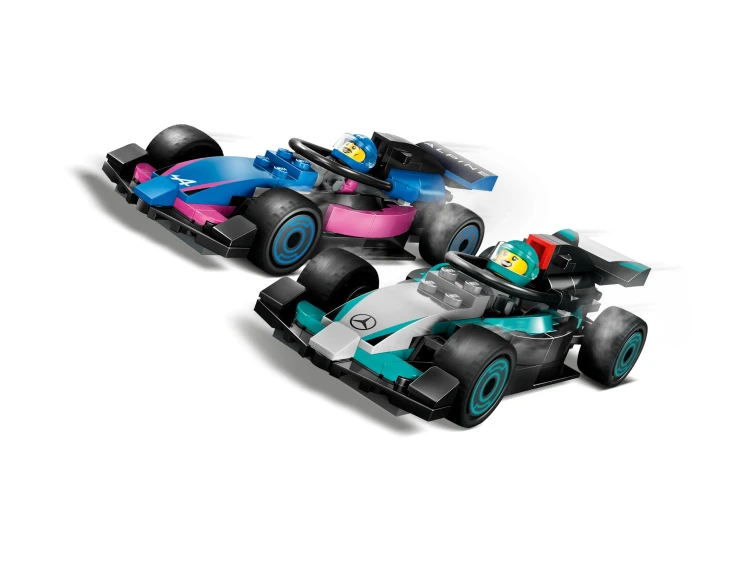 LEGO CITY 60444 Garaż i bolidy Mercedes-AMG i Alp