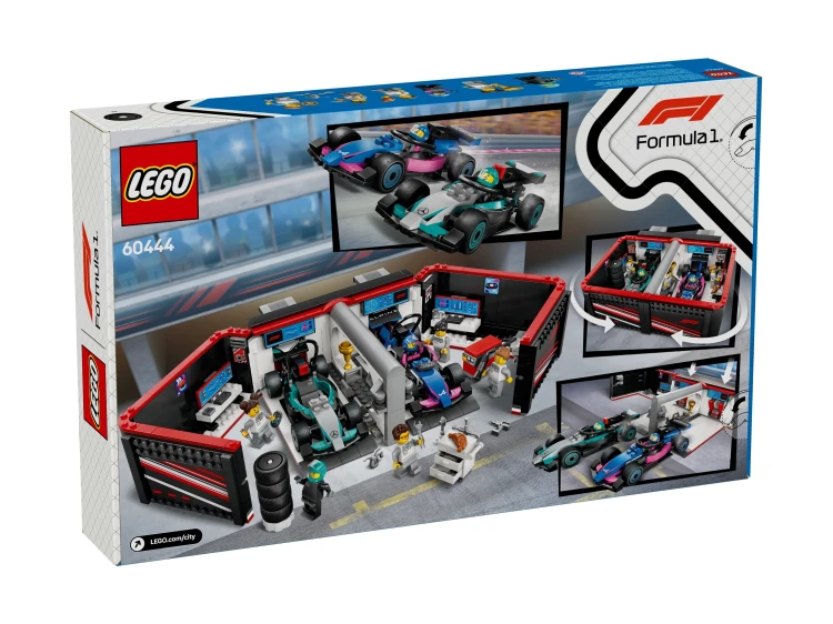 LEGO CITY 60444 Garaż i bolidy Mercedes-AMG i Alp