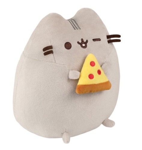 Pusheen z pizzą duży