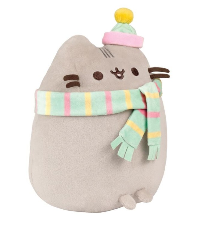 Pusheen w szaliku duży