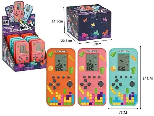 Gra elektroniczna tetris MIX kolorów - Adar
