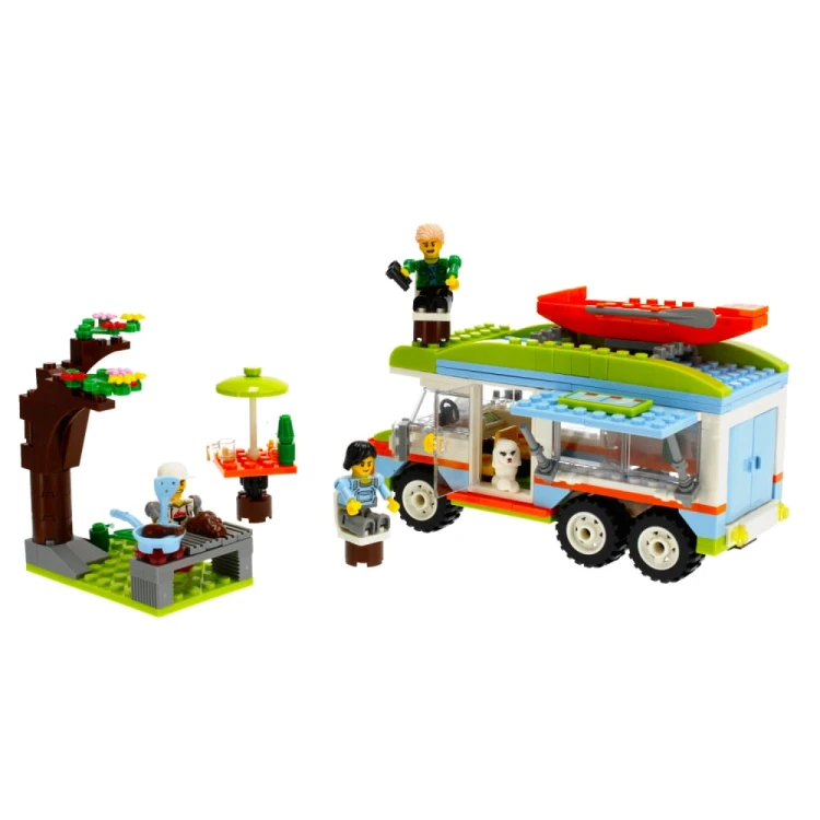 Klocki konstrukcyjne 343 elementy: Kamping - alleBLOX