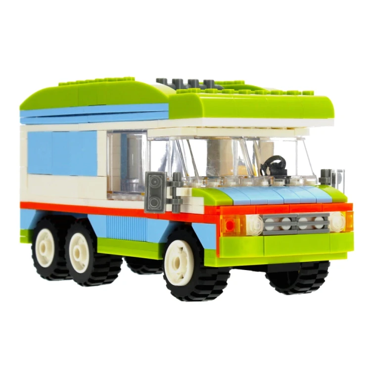 Klocki konstrukcyjne 343 elementy: Kamping - alleBLOX
