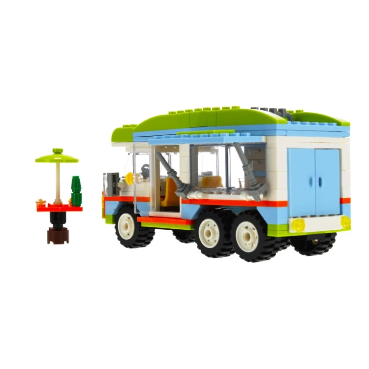 Klocki konstrukcyjne 343 elementy: Kamping - alleBLOX