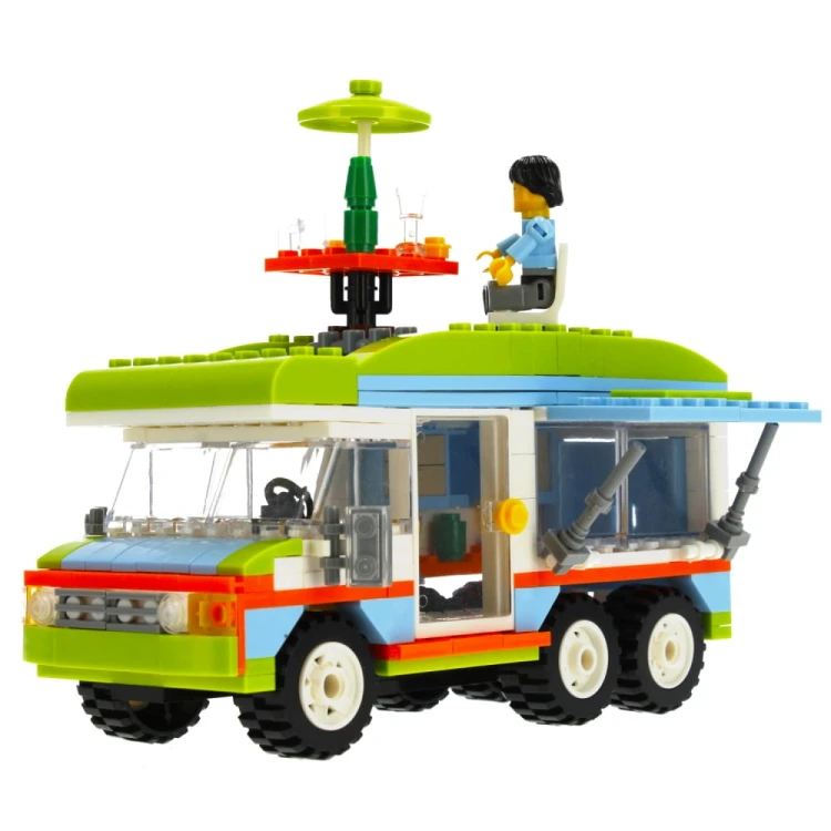 Klocki konstrukcyjne 343 elementy: Kamping - alleBLOX