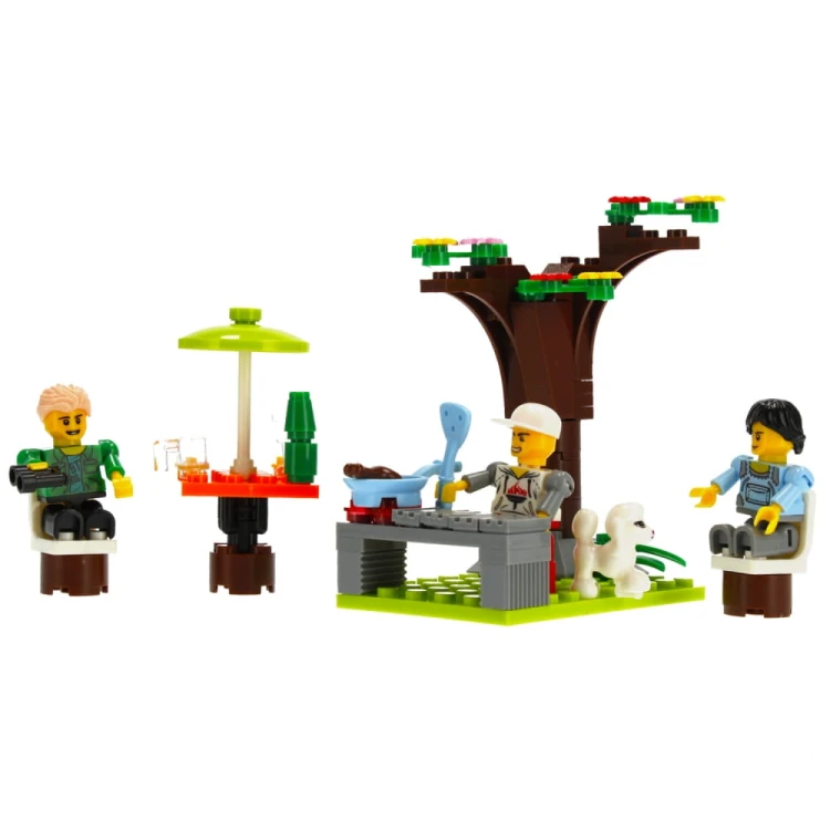Klocki konstrukcyjne 343 elementy: Kamping - alleBLOX