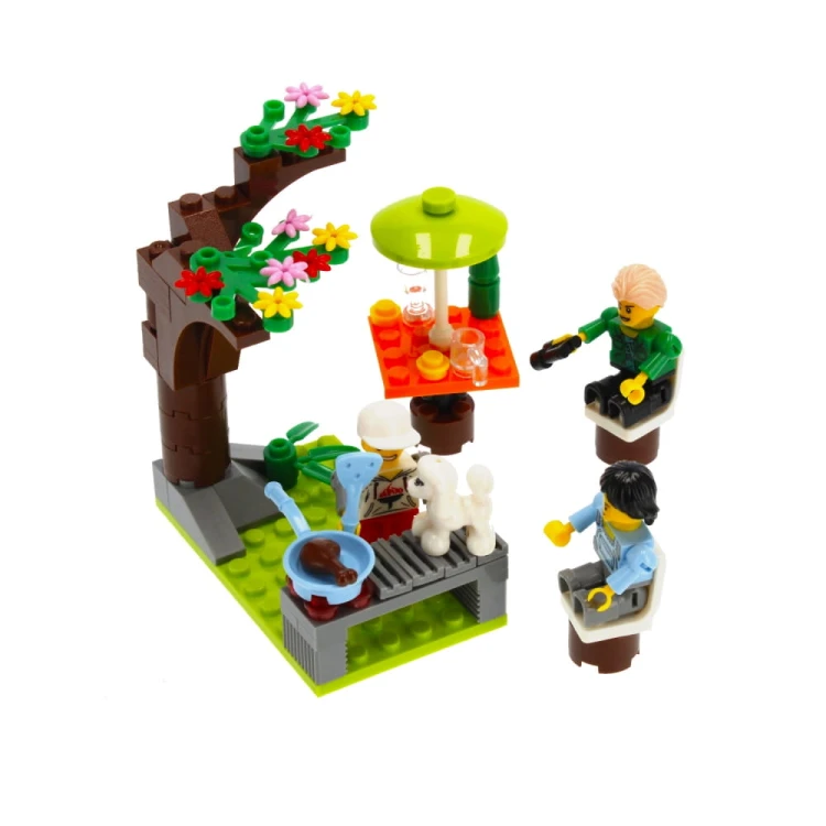 Klocki konstrukcyjne 343 elementy: Kamping - alleBLOX