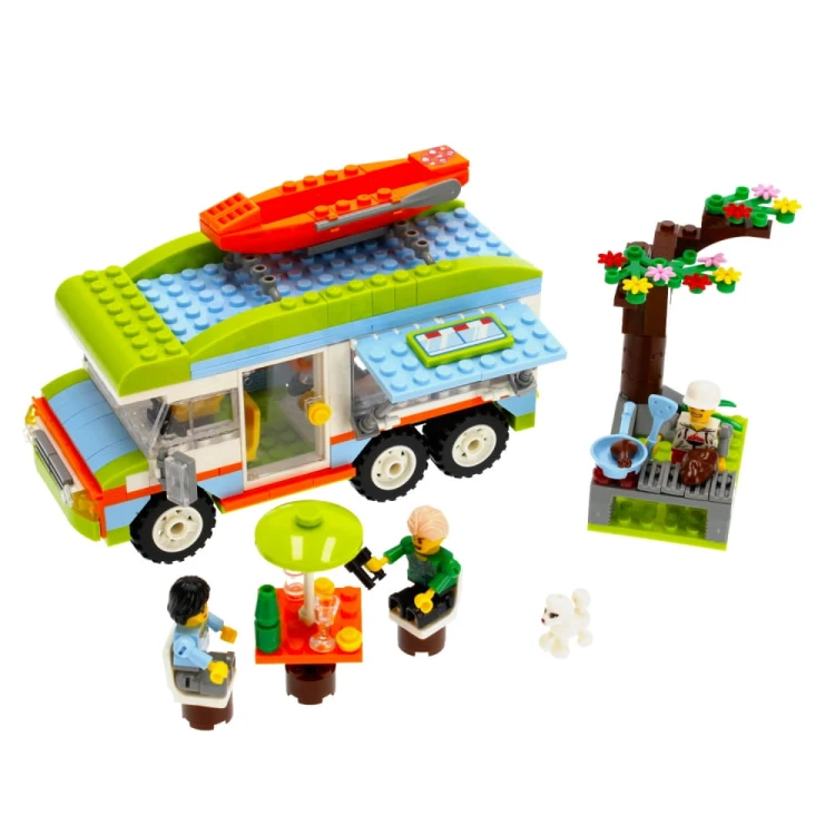 Klocki konstrukcyjne 343 elementy: Kamping - alleBLOX