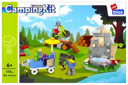 Klocki konstrukcyjne 172 elementy: Kamping - alleBLOX