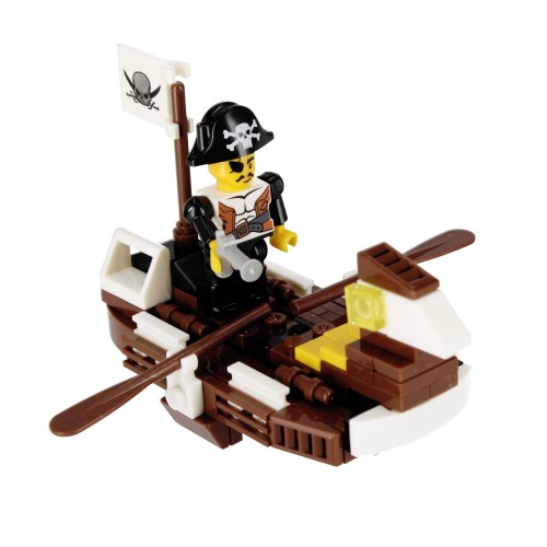 Klocki konstrukcyjne 103 elementy: Pirat - alleBLOX