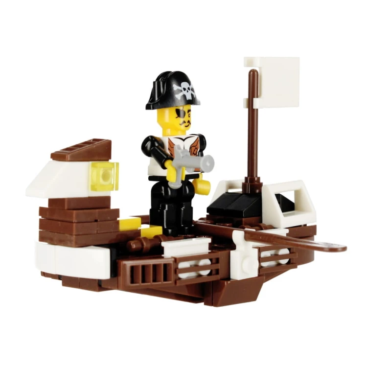 Klocki konstrukcyjne 103 elementy: Pirat - alleBLOX