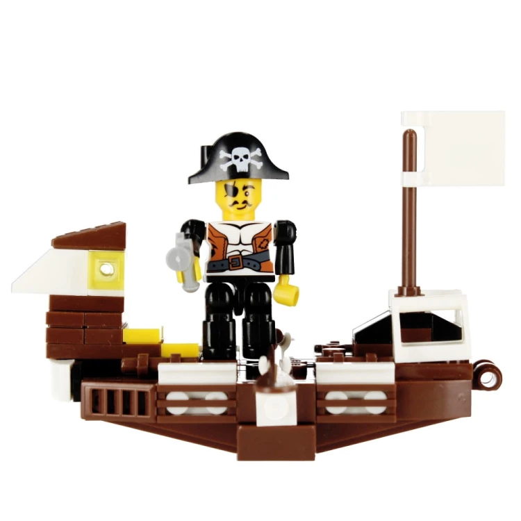 Klocki konstrukcyjne 103 elementy: Pirat - alleBLOX