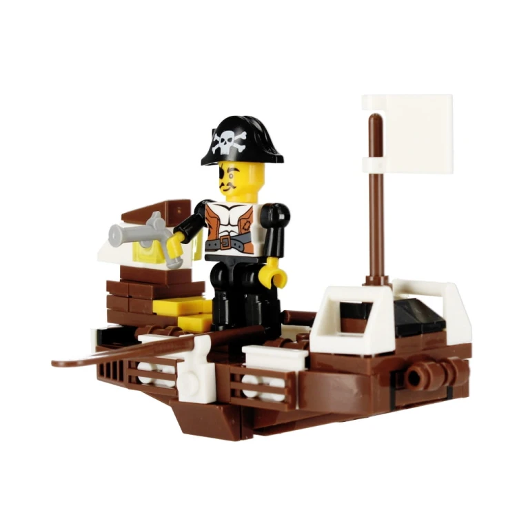 Klocki konstrukcyjne 103 elementy: Pirat - alleBLOX