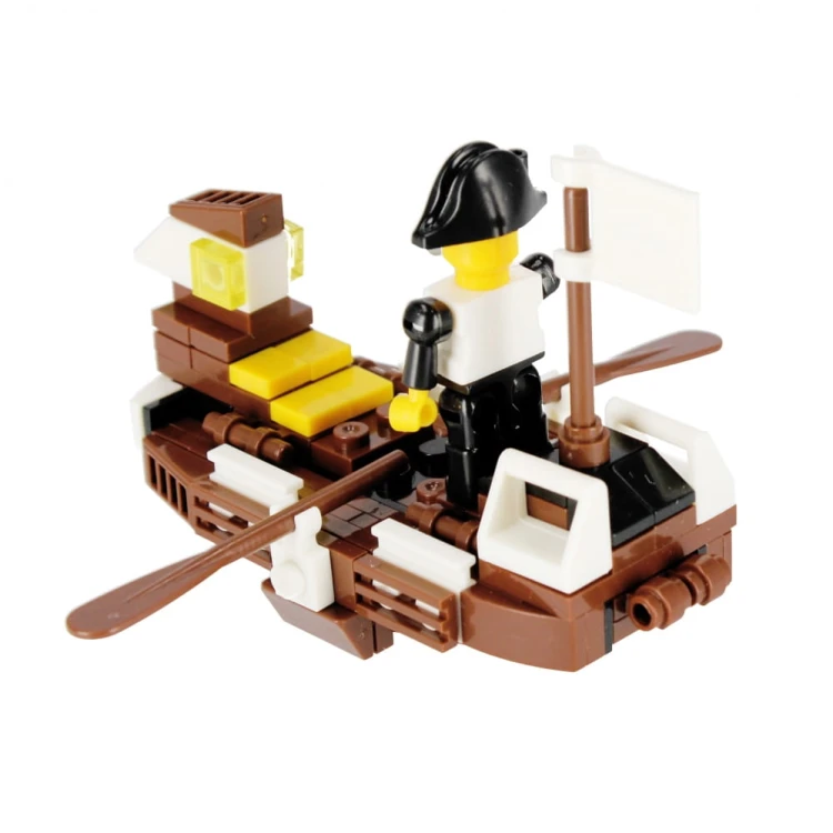 Klocki konstrukcyjne 103 elementy: Pirat - alleBLOX
