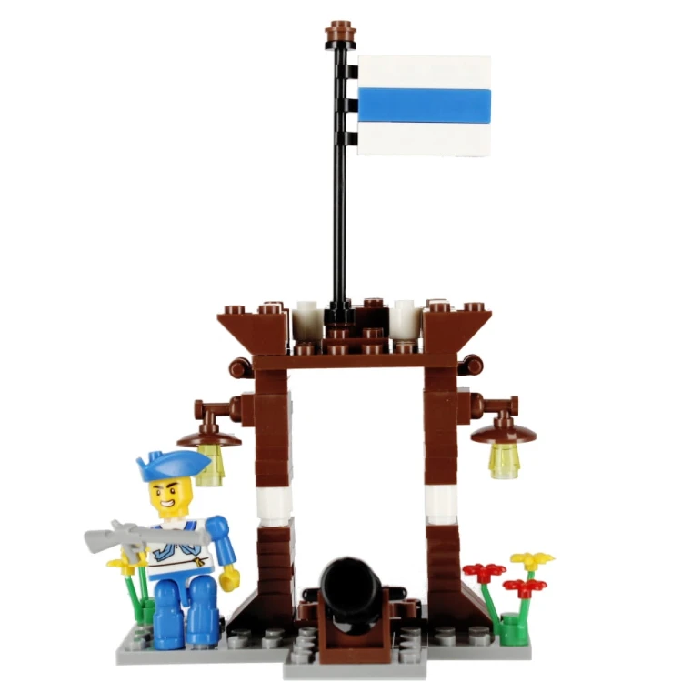 Klocki konstrukcyjne 102 elementy: Pirat - alleBLOX