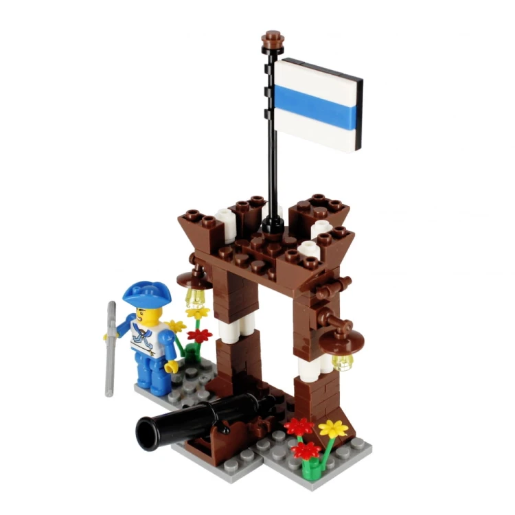 Klocki konstrukcyjne 102 elementy: Pirat - alleBLOX