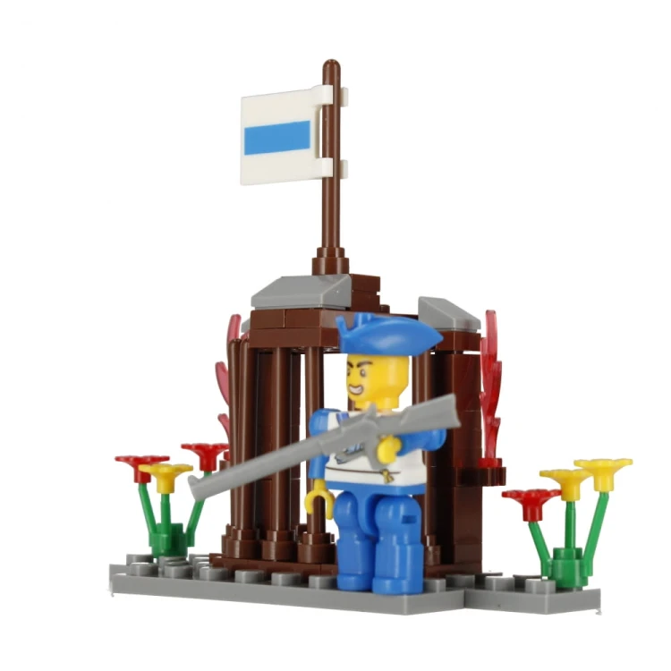 Klocki konstrukcyjne 59 elementów: Pirat - alleBLOX