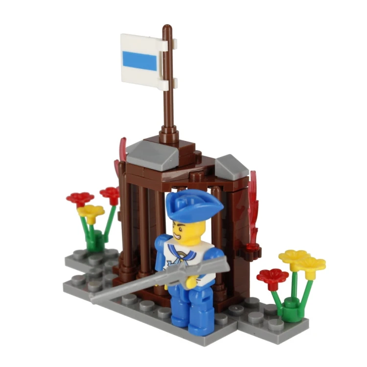 Klocki konstrukcyjne 59 elementów: Pirat - alleBLOX