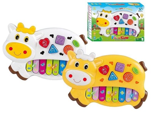 Organki na baterie, śwaitło i dźwięk MIX wzorów - Adar