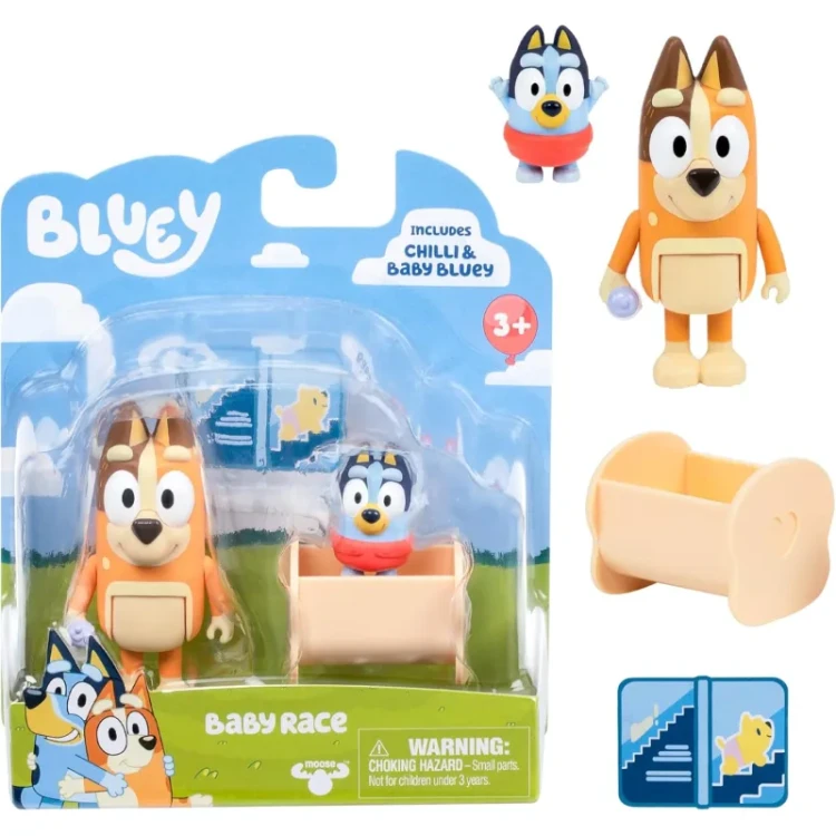 Figurki Bluey: Chilli i Baby Bluey - TM Toys