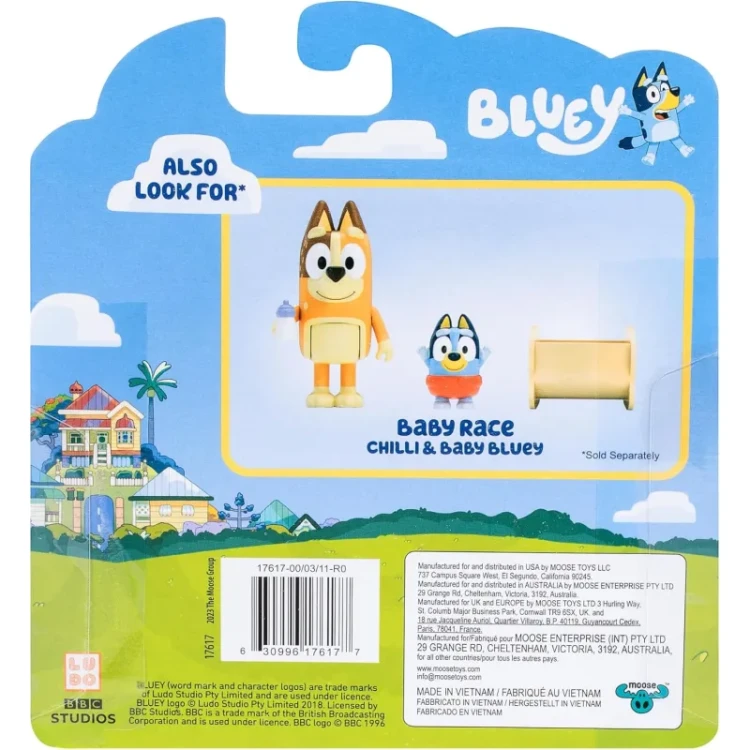 Figurki Bluey: Chilli i Baby Bluey - TM Toys