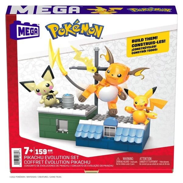 Mega Pokemon - Pikachu ewolucja od Pichu do Raichu
